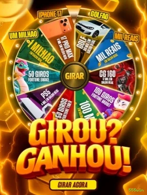 Imagem promocional da 555win mostrando a plataforma e suas vantagens